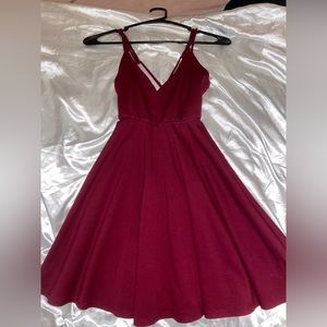 Wine red xs windsor dress